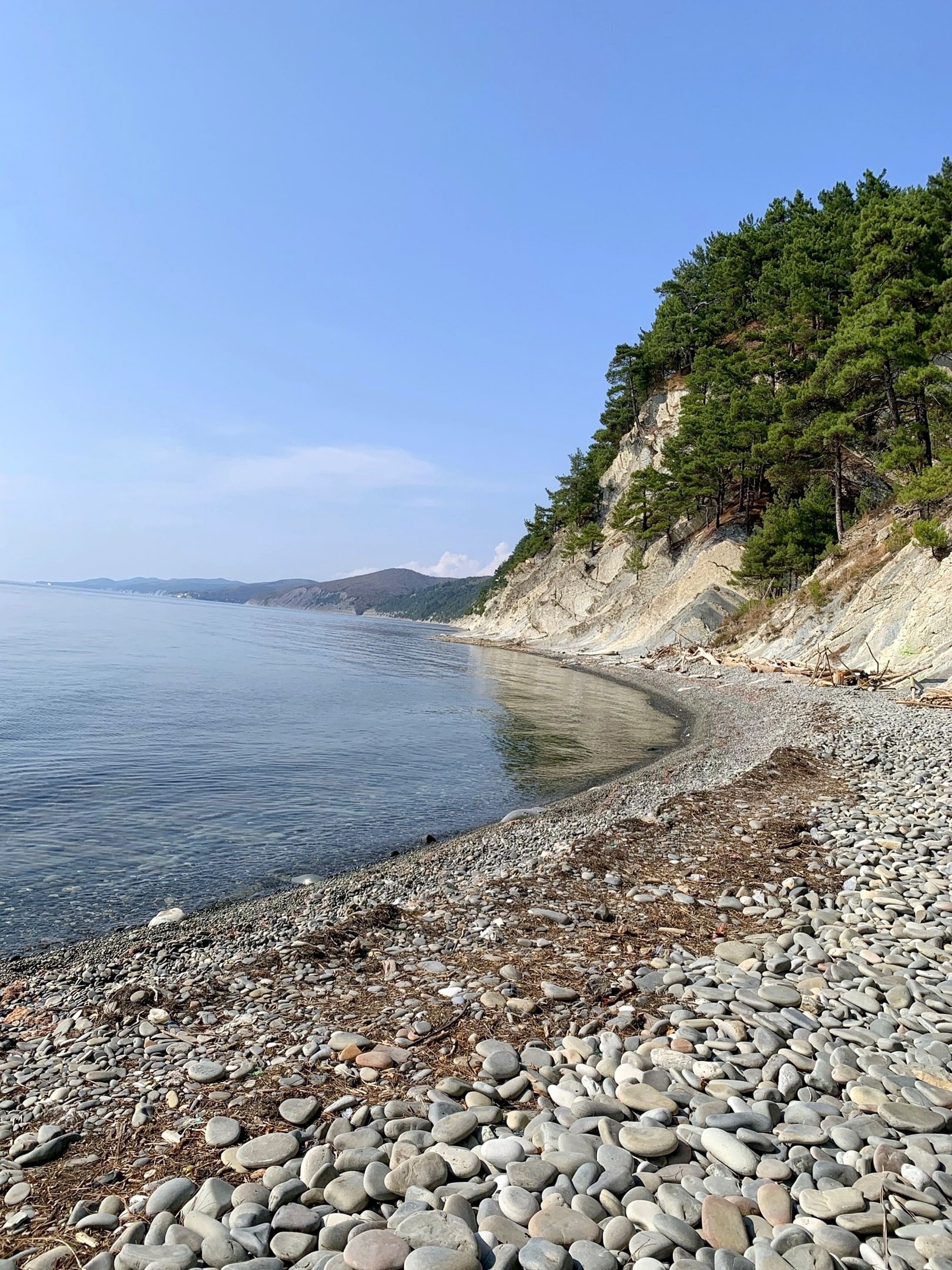 На море